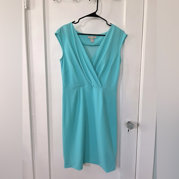 BANANA REPUBLIC DRESS size 8 Robins egg blue - Picture 1 of 5